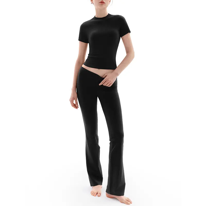 Flare Set in Black