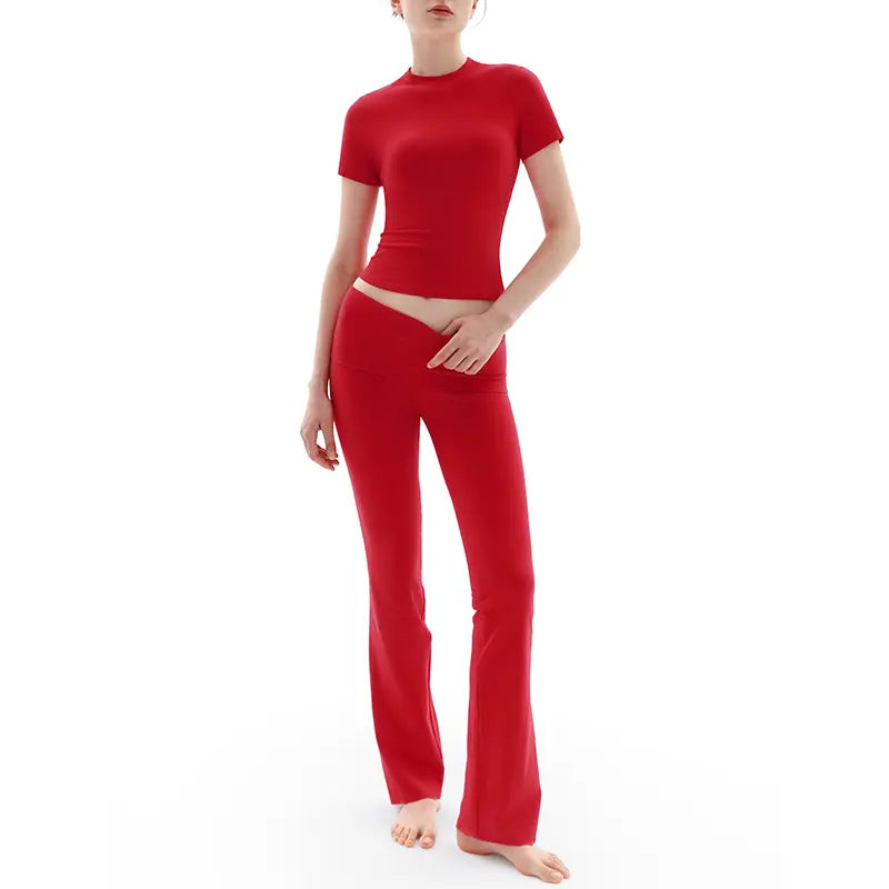 Flare Set in Red